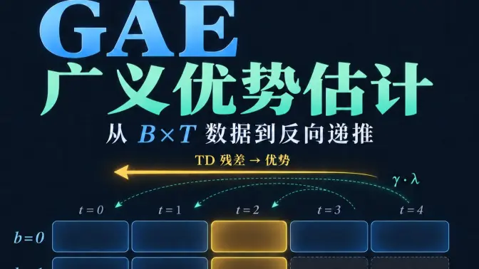 RLHF中的广义优势估计(GAE)的视频封面